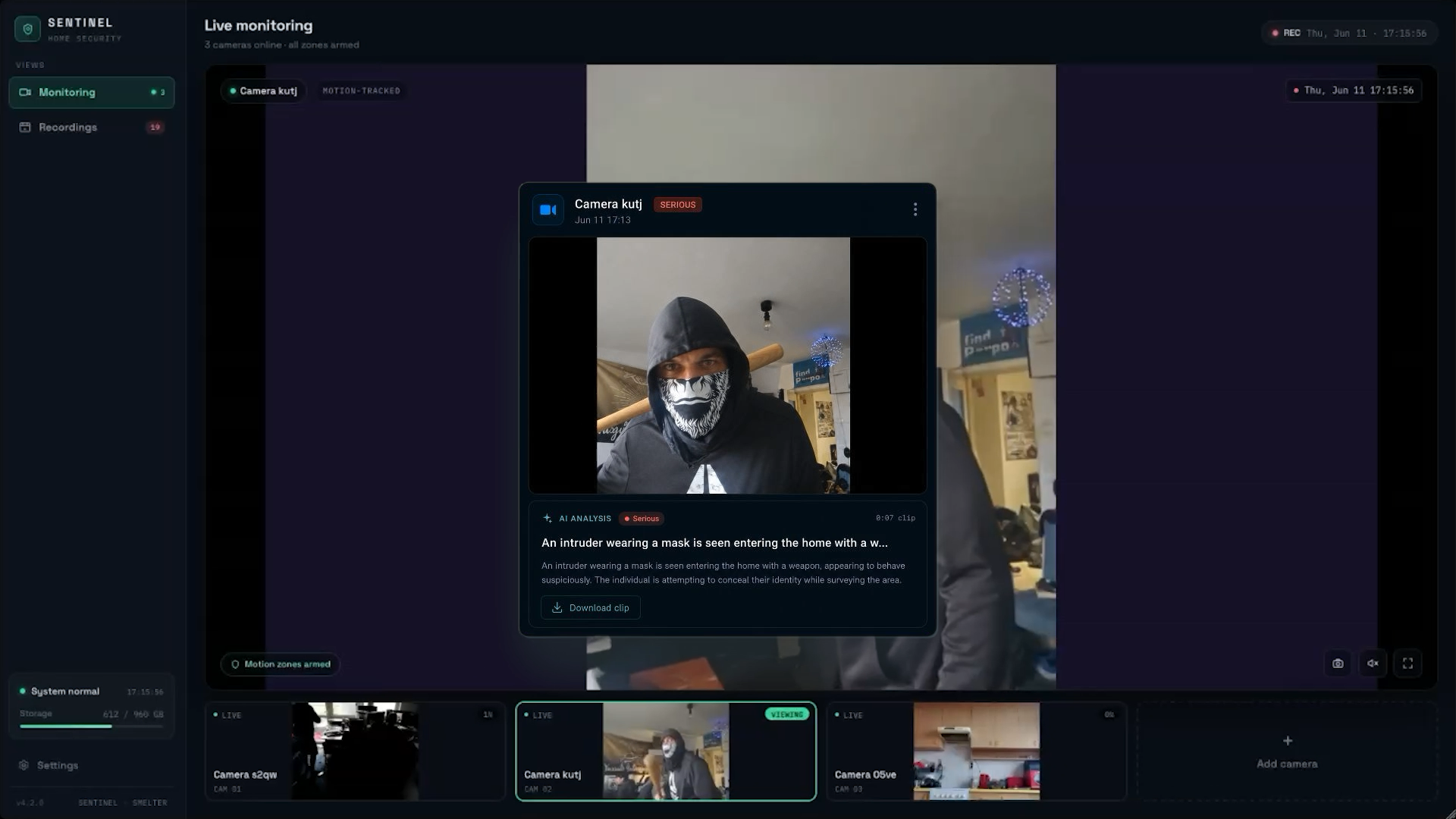 Smelter Workshop #3: an AI security app that records and analyzes itself